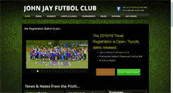 Desktop Screenshot of johnjayfc.com